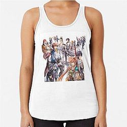 Main Characters Legend of Heroes Trails of Cold Steel Racerback Tank Top