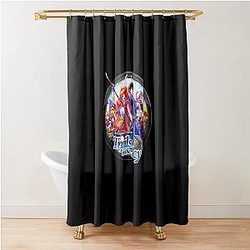 THE LEGEND OF HERO IN CIRCLE SHOWER CURTAIN