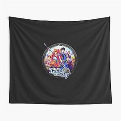 THE LEGEND OF A HERO IN CIRCLE Tapestry
