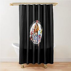 The Legend of Heroes in Circles VIII Shower Curtain