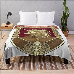 Thors Military Academy Crest Legend of Heroes Trails of Cold Steel IV Throw Blanket
