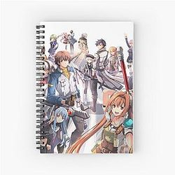 Main Characters - Legend of Heroes - Trails of Cold Steel Spiral Notebook