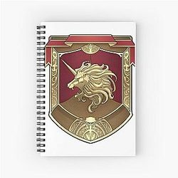 Thors Military Academy Crest Legend of Heroes Trails of Cold Steel IV Spiral Notebook
