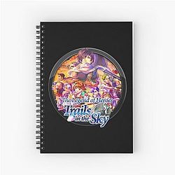 THE LEGEND OF HERO Spiral Notebook in a Circle II