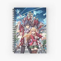 Legend of Heroes: Trails - Erebonia Arc All Characters Spiral Notebook
