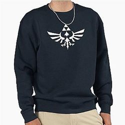 The Legend Official Zelda Blue Royal Crest Pullover Sweatshirt