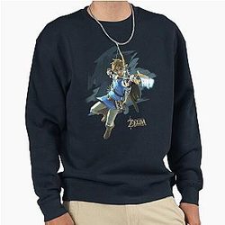 The Legend of Zelda Breath of the Wild Link Pullover Sweatshirt