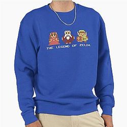 The Legend of Zelda Link's Friends 8-Bit Pixel Pullover Sweatshirt