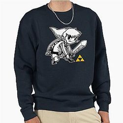 Legend of Zelda Link Triforce Pullover Sweatshirt