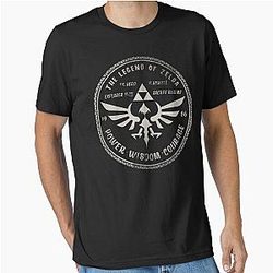 The Legend of Zelda Power, Wisdom Courage Hyrule Crest Essential T-Shirt