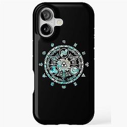 Zelda Circle Blue iPhone Case