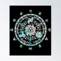 Zelda The Blue Poster