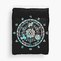 Zelda Blue Duvet Cover