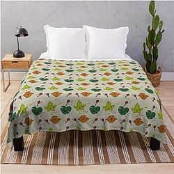 Zelda Korogu Pattern Throw Blanket