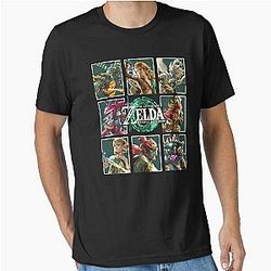 The Legend of Zelda Tears of the Kingdom Character Box T-Shirt