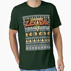 The Legend of Zelda 8-Bit Ugly Holiday Sweater T-Shirt
