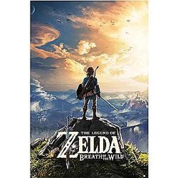 The Legend of Zelda: Breath of the Wild Gaming Poster (Link/Sunset) (Size 24" x 36")