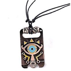 Vintage Unisex Necklace The Legend of Zelda Sheikah Eye Dog Tag Necklace Cosplay