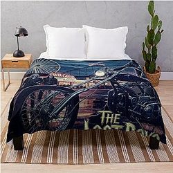 The Lost Boys: Santa Carla Night Ride Reimagined Movie Poster Art Throw Blanket