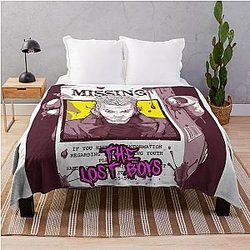 Missing The Lost Boys Poster Throw Blanket