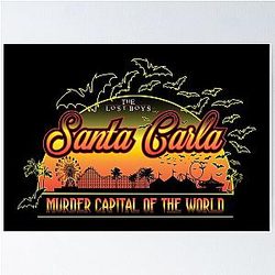 The Lost Boys Santa Cruz Murder Capital Poster