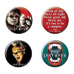 The Lost Boys Collectible Button Set of Four 1.25" Buttons