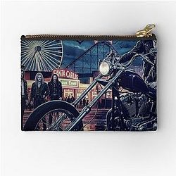 The Lost Boys - Santa Cruz Night Ride Movie Poster Art Zipper Pouch