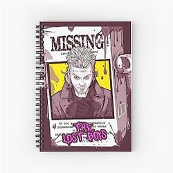 Missing The Lost Boys Spiral Notebook