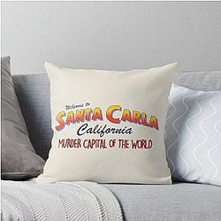 The Lost Boys Welcome To Santa Carla Throw Pillow