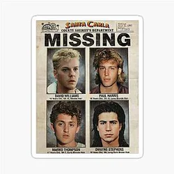The Lost Boys Missing Sticker