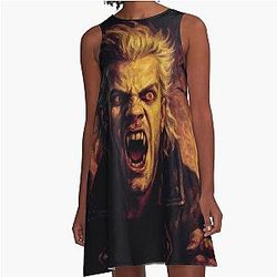 The Lost Boys Eternal Night Vampire Art A Line Dress