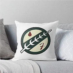 The Crest of The Mandalorian Bounty Hunter Throw Pillow