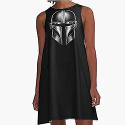 Mandalorian Beskar Helmet Dress