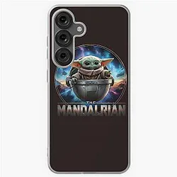 Star Wars The Mandalorian Grogu in Pod T-Shirt - Cinematic Baby Yoda Fan Apparel - Disney Plus Series Gift for Men Samsung Galaxy Soft Case