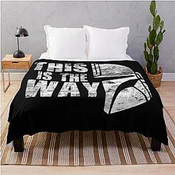 The Mandalorian T-Shirt - Star Wars Fan Merchandise Throw Blanket 2025