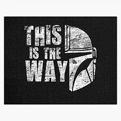 The Mandalorian T-Shirt - Star Wars Fan Merch 2025 Jigsaw Puzzle