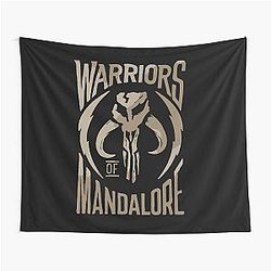 Warriors of Mangalore Boba Fett The Mandalorian Logo T-Shirt Tapestry