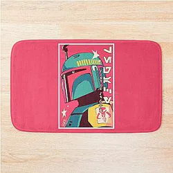 The Mandalorian Aesthetic Fan Art Bath Mat
