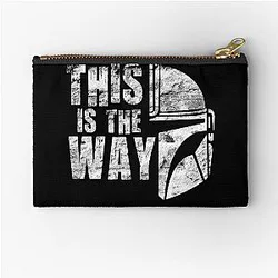 The Mandalorian T-Shirt - Star Wars Fan Merchandise 2025 Zipper Pouch
