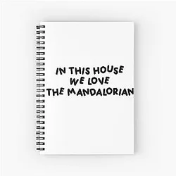 In this house we love the Mandalorian Notebook