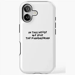 In this house we love the Mandalorian iPhone case