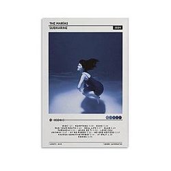 The Marias - Submarine Album Cover Canvas Poster Print Music Posters for Room Aesthetic 12x18inch