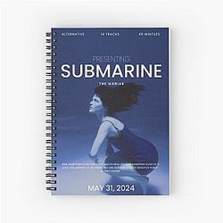 Submarine by The Marias Spiral Notebook
