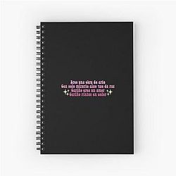 The Marias Cariño lyrics Spiral Notebook