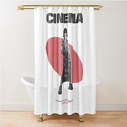 the Maria's Merch Shower Curtain
