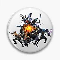 The Mighty Nein Merchandise The Mighty Nein Pins