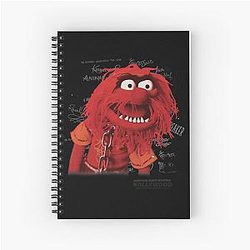 The Muppets Animal Red Monster Vintage Classic Spiral Notebook
