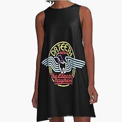 The Muppets Dr. Teeth Electric Mayhem Neon Poster A-Line Dress