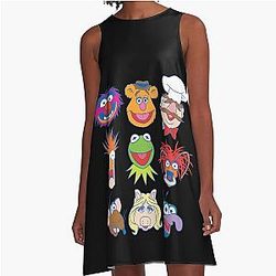 The Muppets Classic Group A-Line Dress