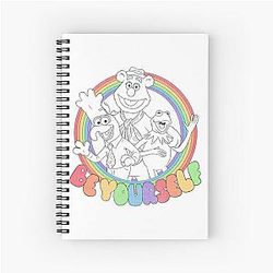 The Muppets Rainbow Spiral Notebook